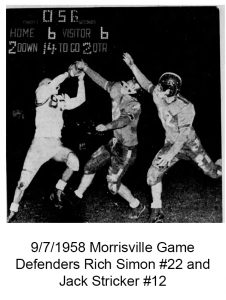 1958_9_7 Morrisville Game Rich Simon and Jack Stricker