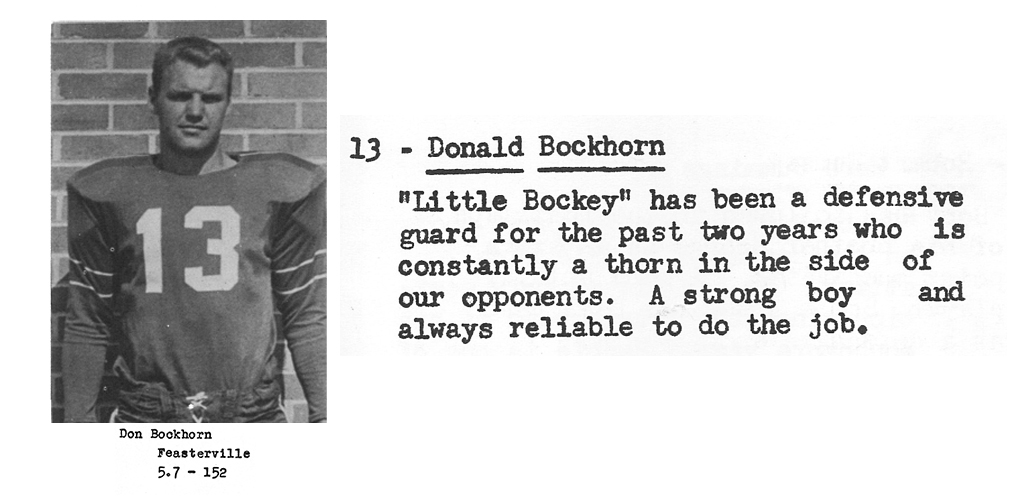 1959 Senior Don Bockhorn Bio