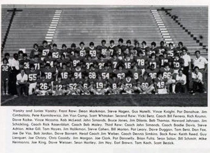 1982 Team from Yearbook