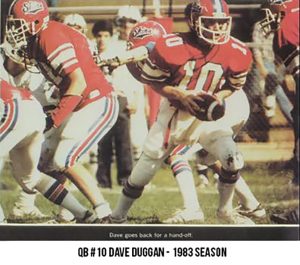 1983 QB Dave Dugan
