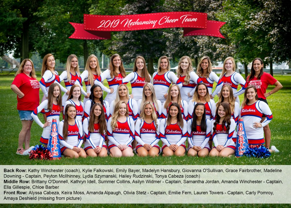 2019 Cheer Team with names