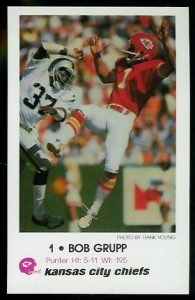 Class of 1973 Bobby Grupp Duke Univeresity KC Chiefs