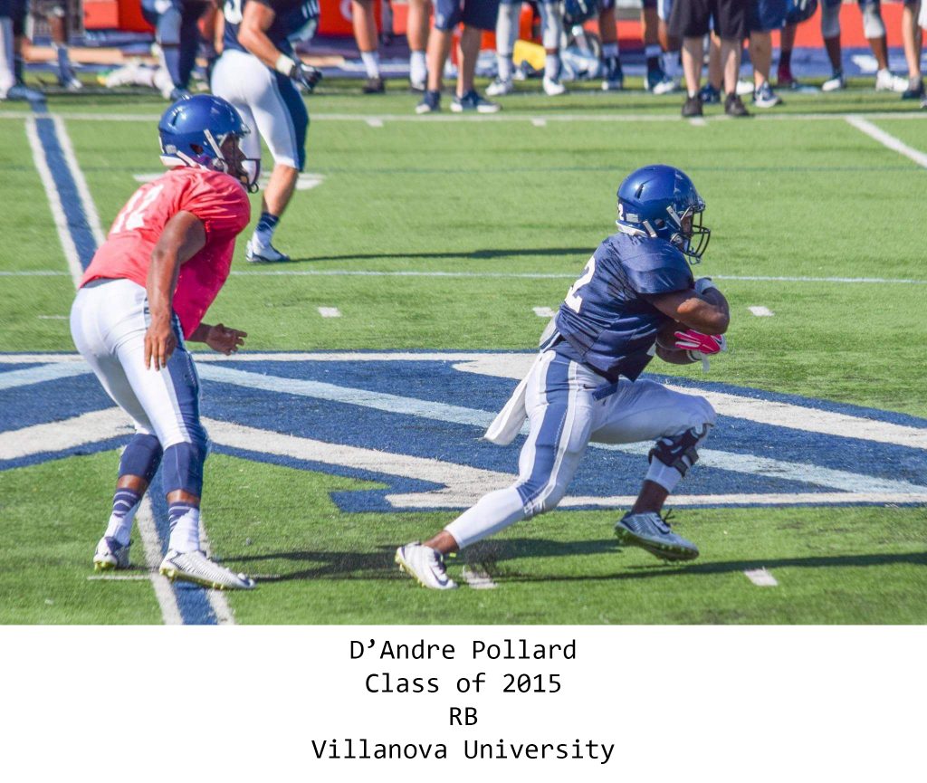 Class of 2015 Pollard_DAndre Villanova Univ