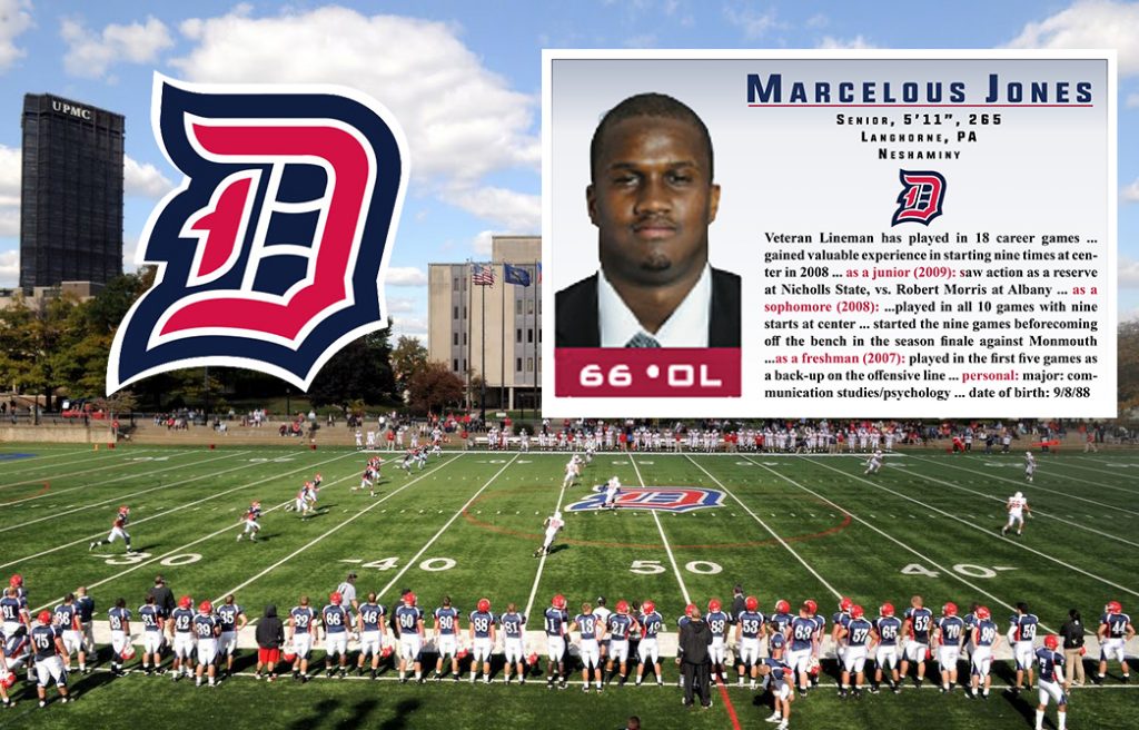 Class of 2006 Marcelous Jones Duquense University