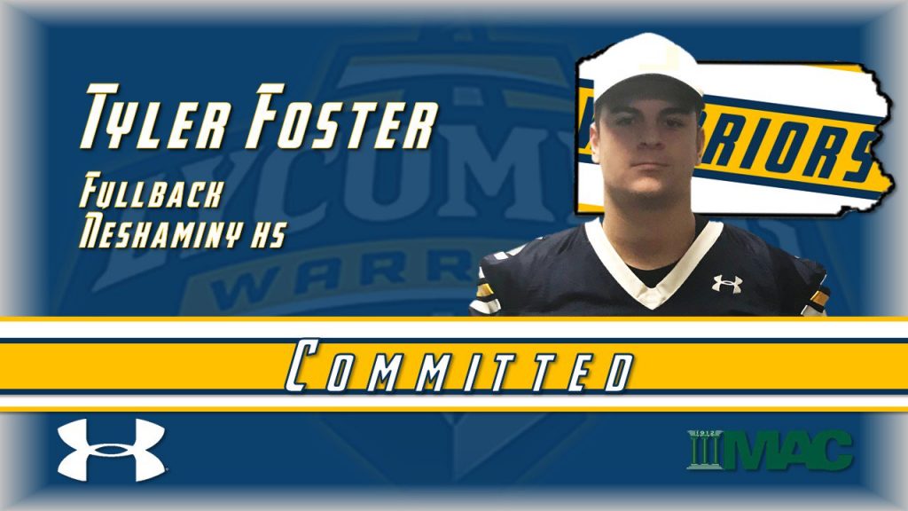Class of 2019 Tyler Foster Lycoming