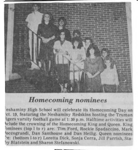 1985 Homecoming Nominees