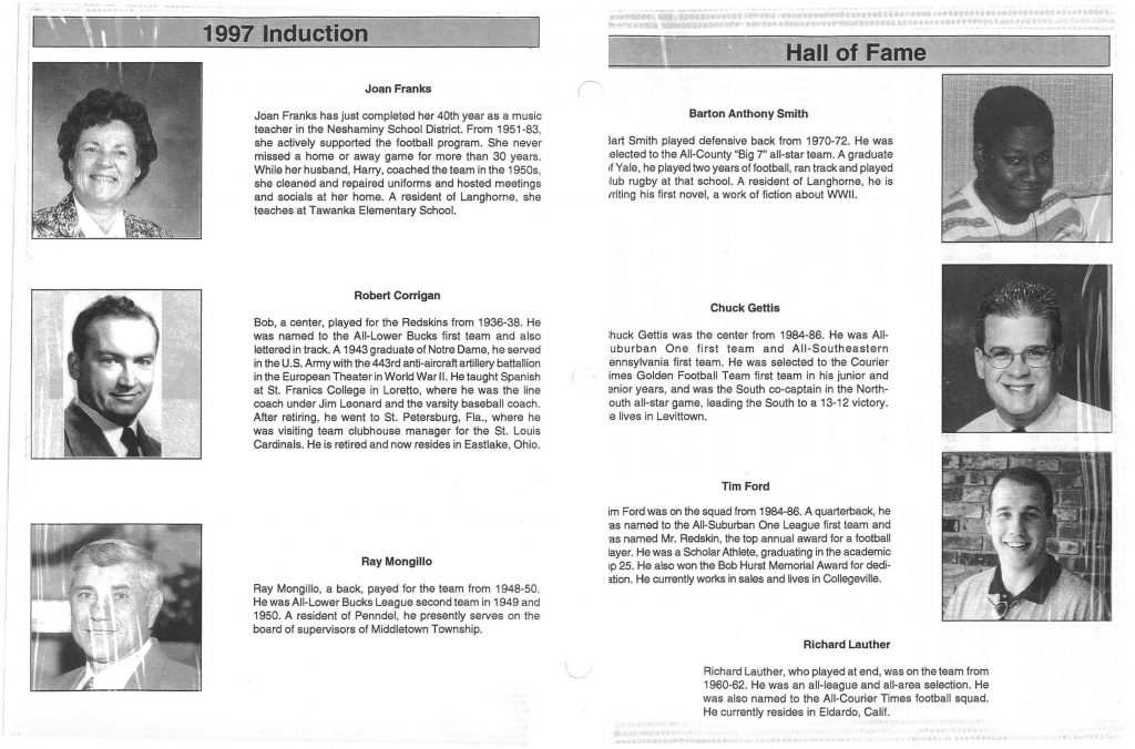 1997 Hall of Fame Inductees