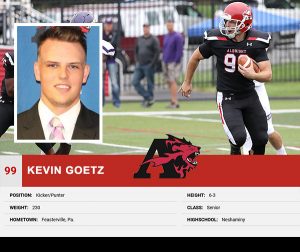 Class of 2015 Kevin Goetz Albright College