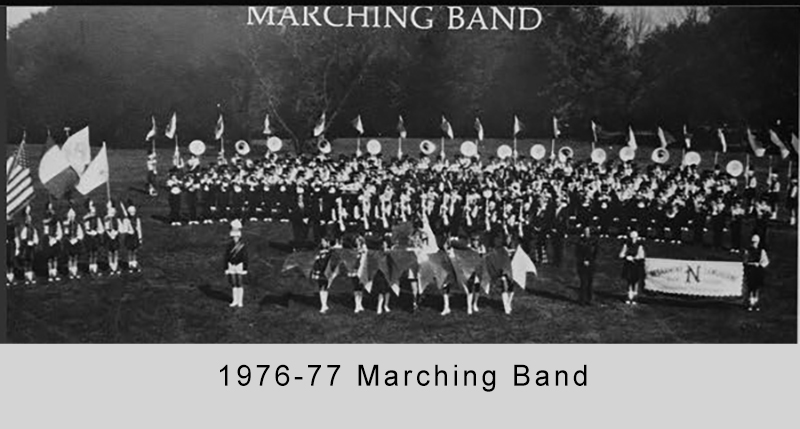 1976-77 Nesh Marching Band