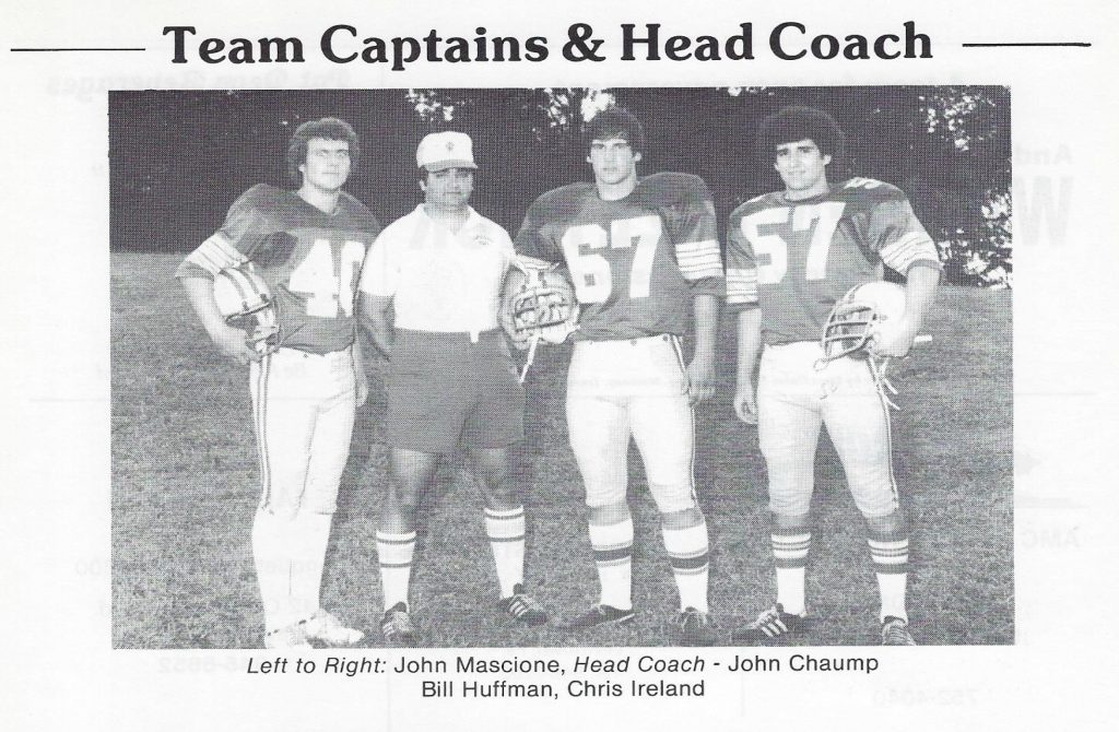 1979 Head Coach and Captains