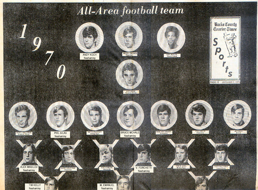 1970 Courier Times All Area Selections