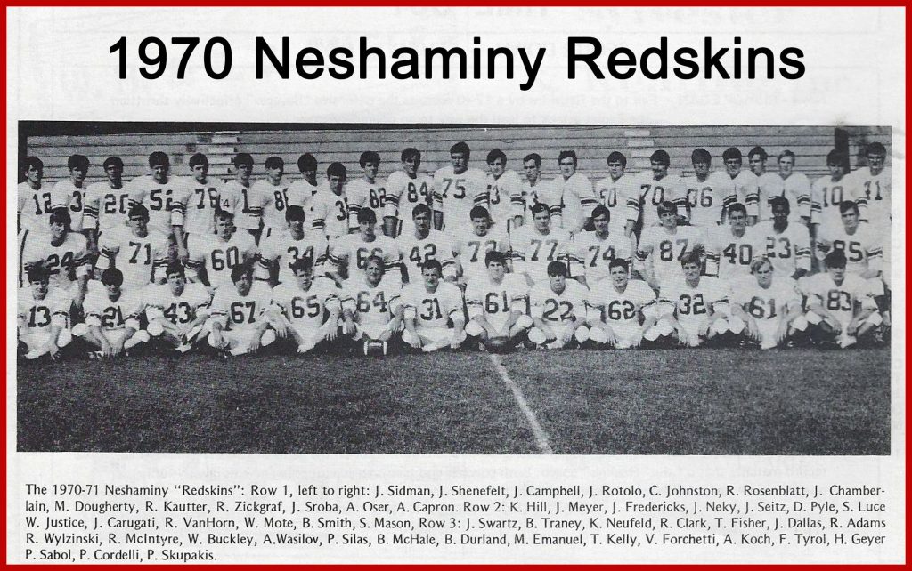 1970 Neshaminy Redskins
